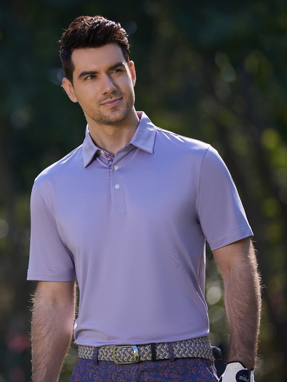 Bundle of three Men's golf Polo Shirt - Classic Short Sleeve